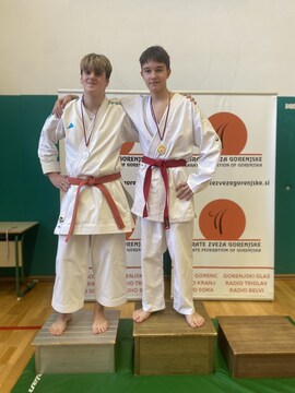 Lan Požar 1. mesto in Aldin Krdžalić 2. mesto